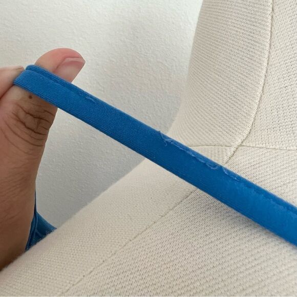 Athleta Swim Stretch Drawstring Athleisure Dress Blue S - Picture 7 of 10